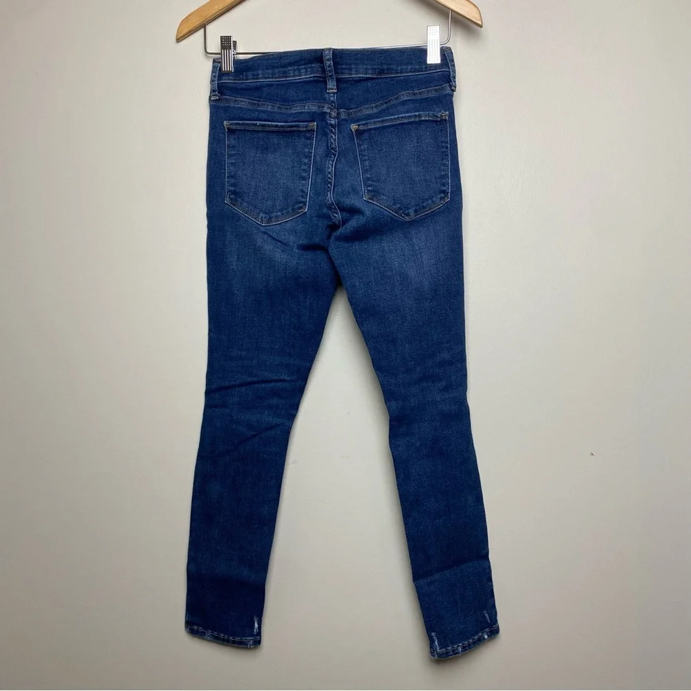 Gap Favorite Jegging Jeans Medium Wash Factory Distressed Women’s 2/26 Petite - Picture 5 of 5